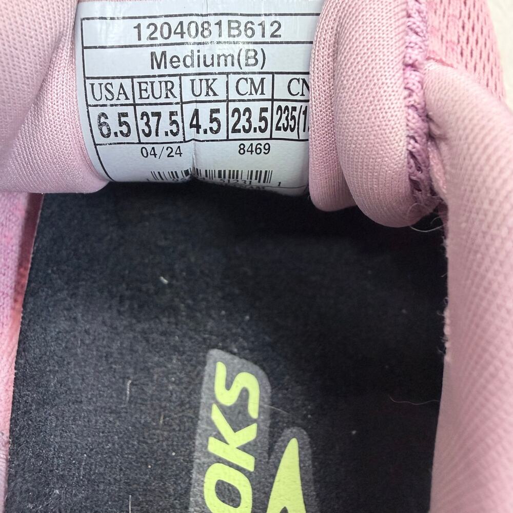 Brooks Glycerin 21 Womens Pink Running Shoes Size 6.5 Cushioned Athletic Shoe US - Picture 10 of 10